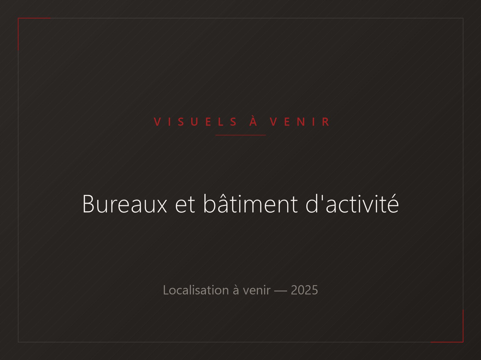 Visuel provisoire — bureaux et bâtiment d'activité, projet tertiaire à venir